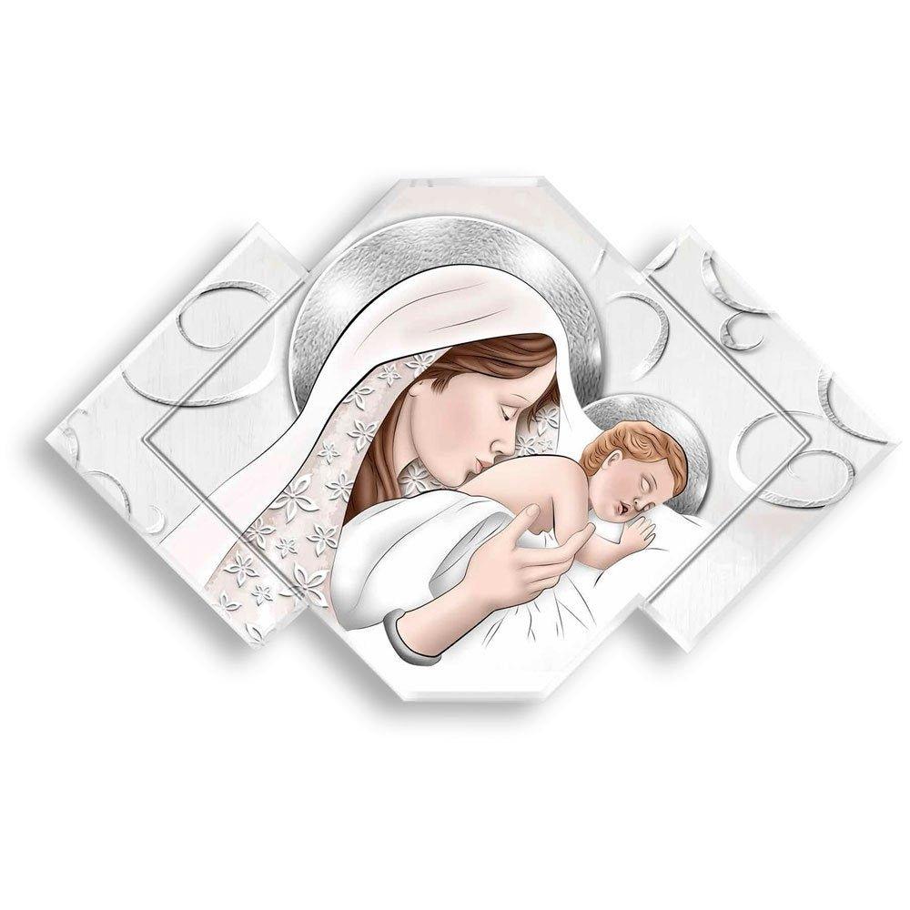 Icona Sacra Maternità Sacra Famiglia Legno Battesimo Comunione Cresima Icone Sacre Albalu Bomboniere Standard  