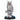 GUFO GRANDE STATUA SCULTURA PORTAFORTUNA IN RESINA ARGENTO CON TRONCO SU BASE misura 18,5x15x h 31,5 cm Albalu Bomboniere