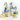Bomboniera Giostrina in Legno con Coniglietti Colorati Ideale come segnaposto o Mini Bomboniera Oggettistica Albalu Bomboniere   