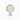 Icona Tonda in Cristallo con Piede da Appoggio e Applicazione in Legno Sagomato a Tema 25 e 50 Anni di Matrimonio Cristalli Albalu Bomboniere 25 Anniversario  