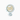 Icona Tonda in Cristallo con Piede da Appoggio e Applicazione in Legno Sagomato a Tema 25 e 50 Anni di Matrimonio Cristalli Albalu Bomboniere 50 Anniversario  