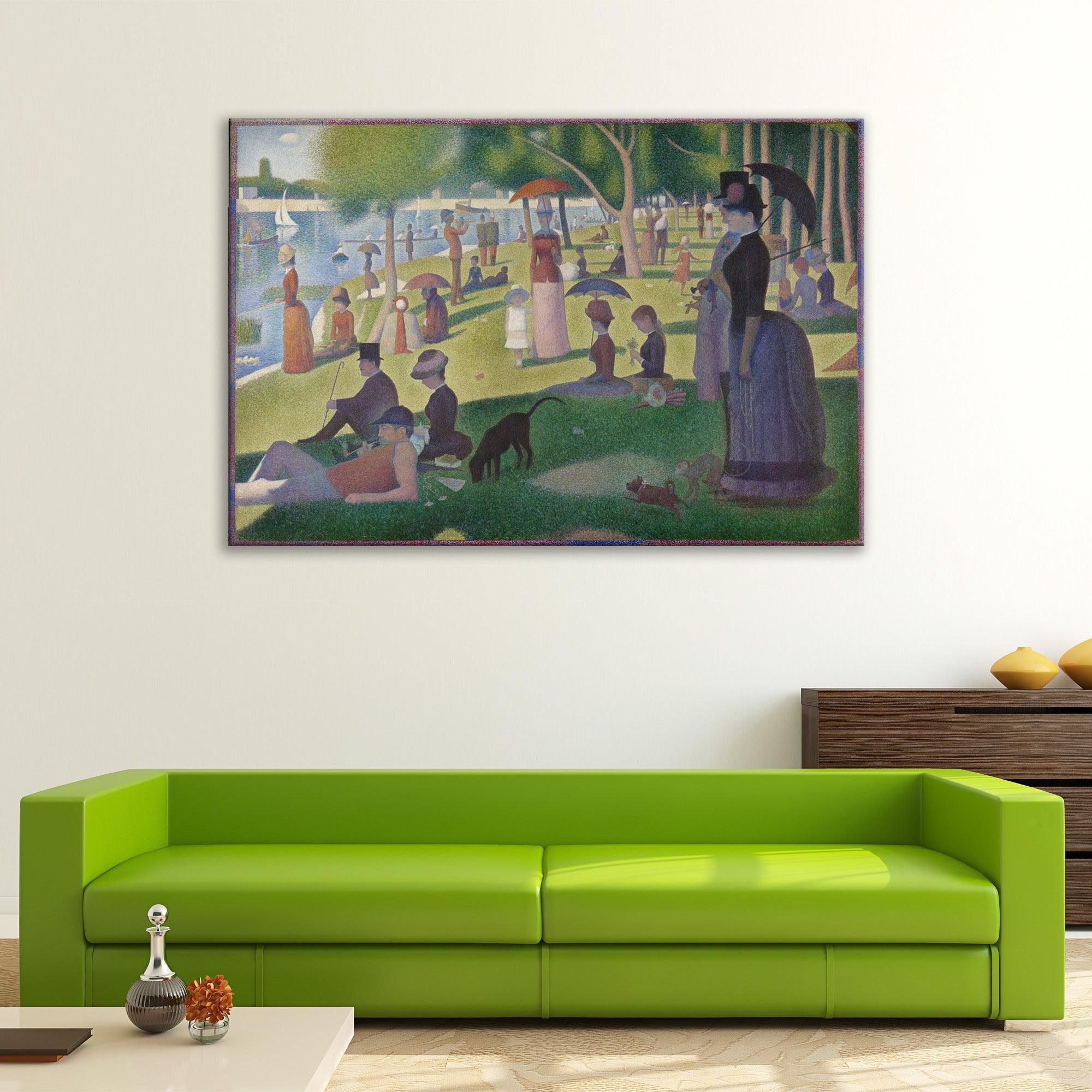 Quadro su tela A Sunday on la Grande Jatte (Georges Seurat) Quadri in Tela Albalu Bomboniere   